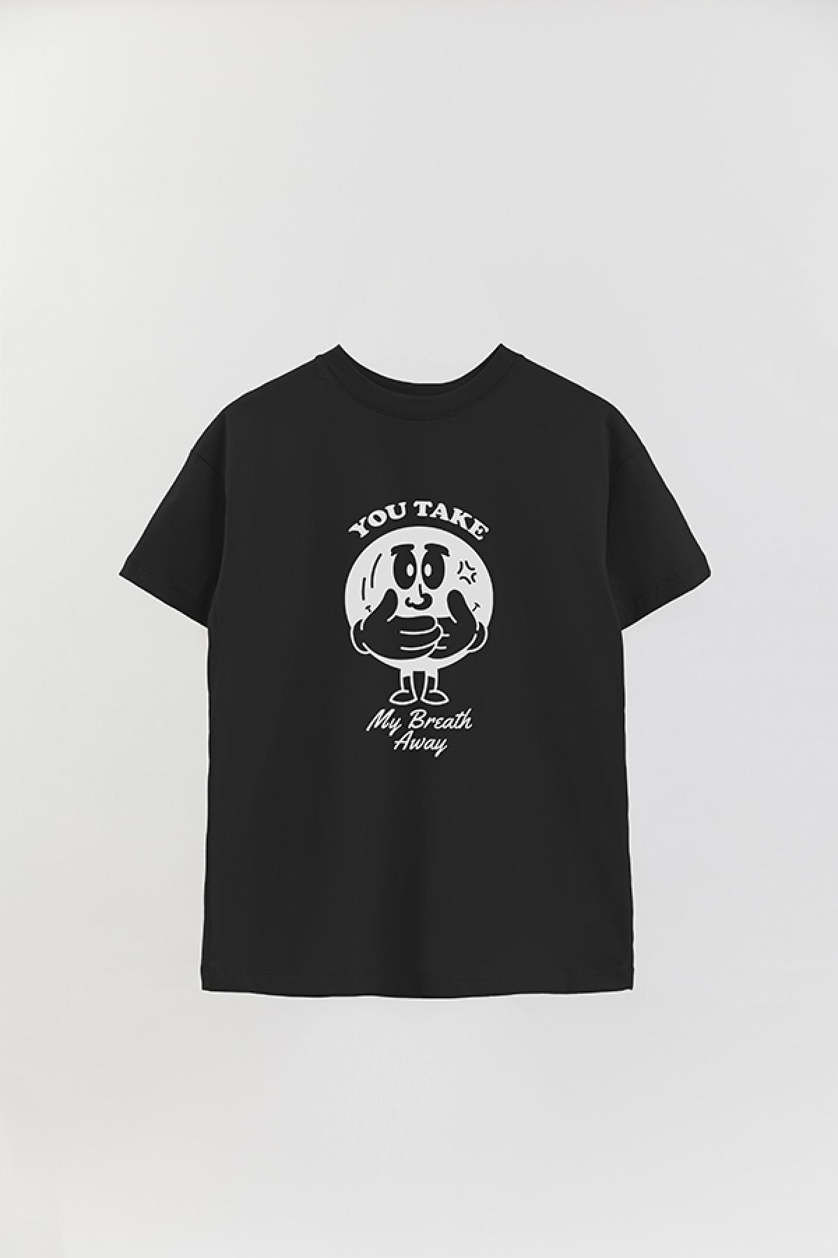 REMERA OVER ESTAMPADA GP YOU TAKE MY BREATH AWAY