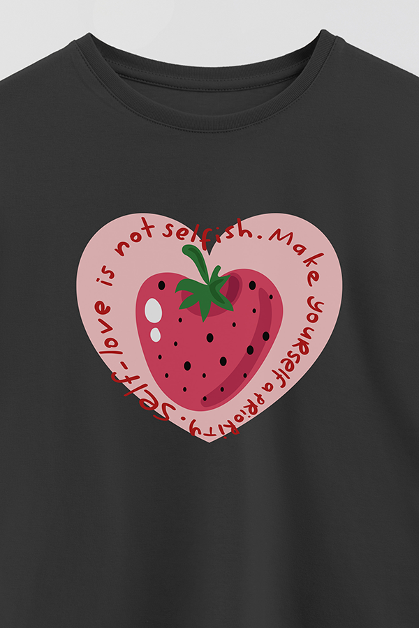 REMERA GIRL OVER SELF LOVE