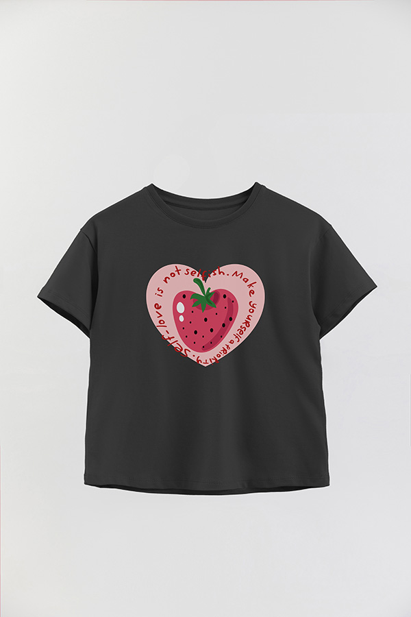 REMERA GIRL OVER SELF LOVE
