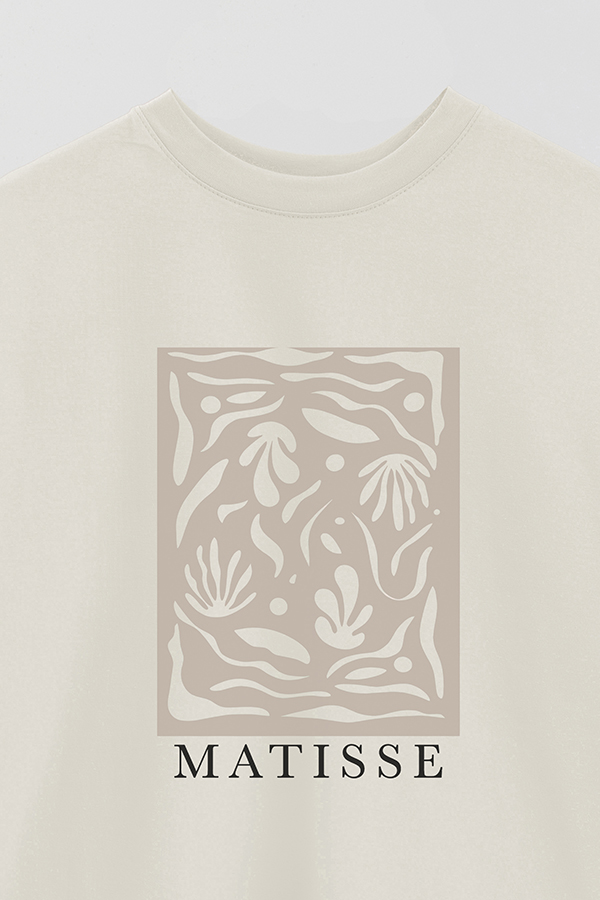 REMERA OVER ESTAMPADA ART COLLECTION OCEAN