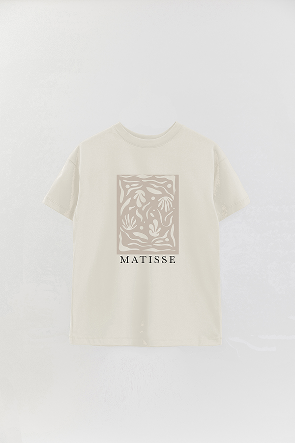 REMERA OVER ESTAMPADA ART COLLECTION OCEAN