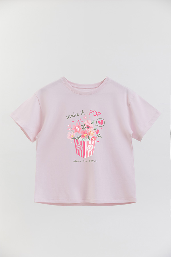 REMERA GIRL OVER MAKE IT POP