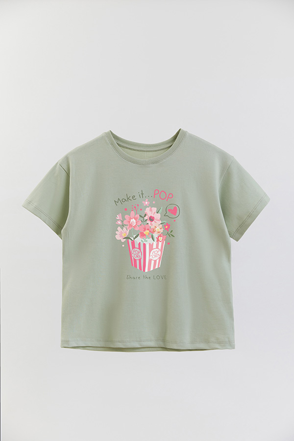 REMERA GIRL OVER MAKE IT POP