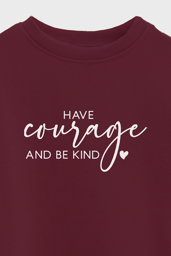 BUZO CROP ESTAMPADO MNM HAVE COURAGE
