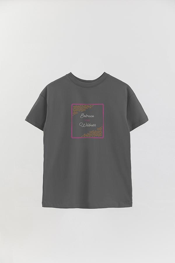 REMERA OVER ESTAMPADA TGR EMBRACE YOU WILDNESS