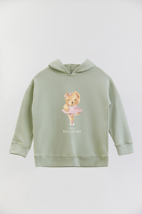 HOODIE RUSTICO KIDS TEDDY BALLERINA