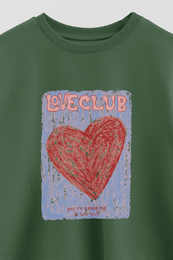 REMERA CROP ESTAMPADA LOVE CLUB 2