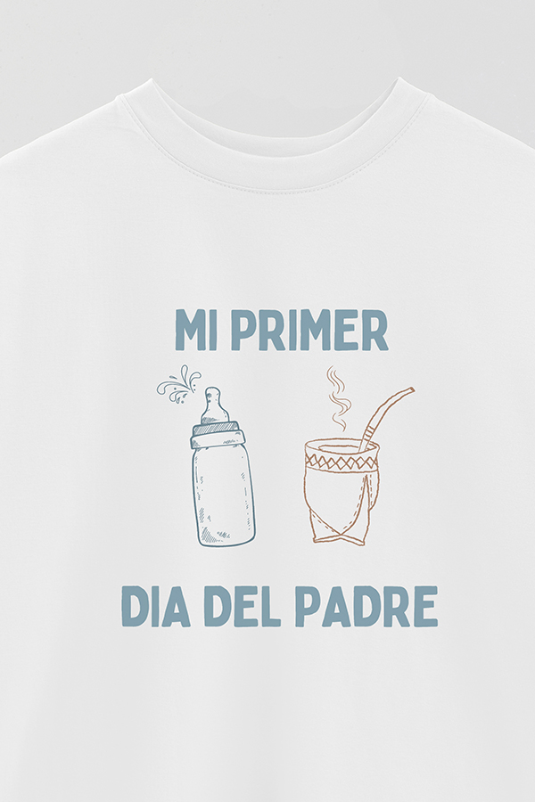 REMERA OVER ESTAMPADA DDP PRIMER DIA