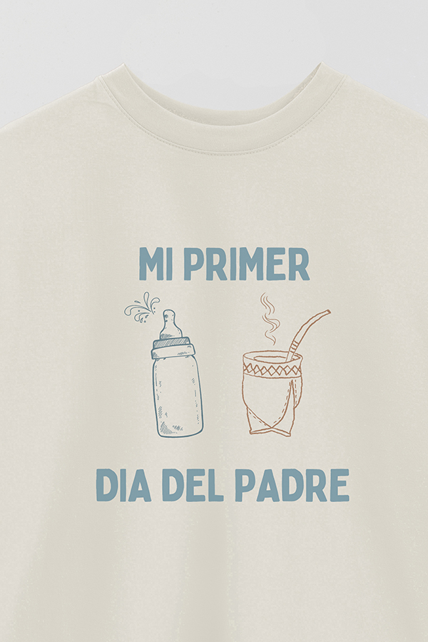 REMERA OVER ESTAMPADA DDP PRIMER DIA