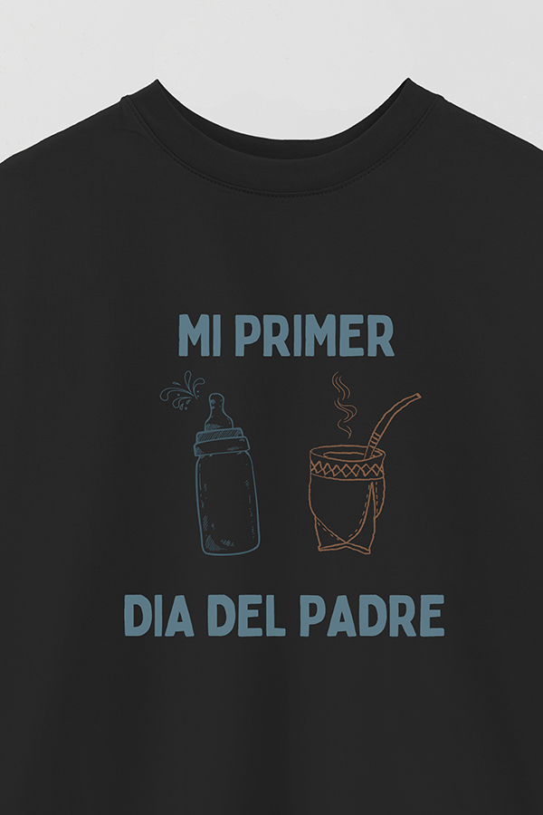 REMERA OVER ESTAMPADA DDP PRIMER DIA