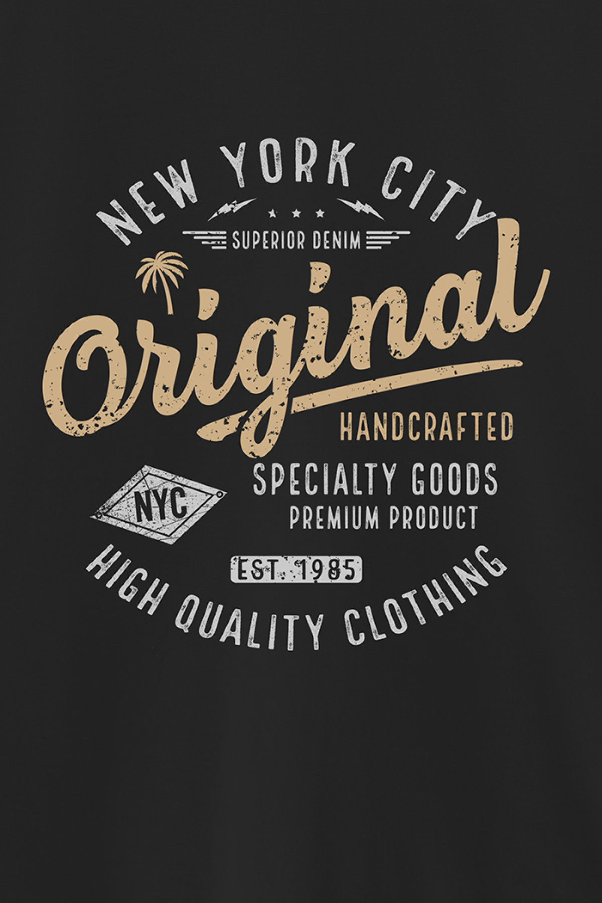 REMERA BASICA ESTAMPADA VG NEW YORK CITY ORIGINAL