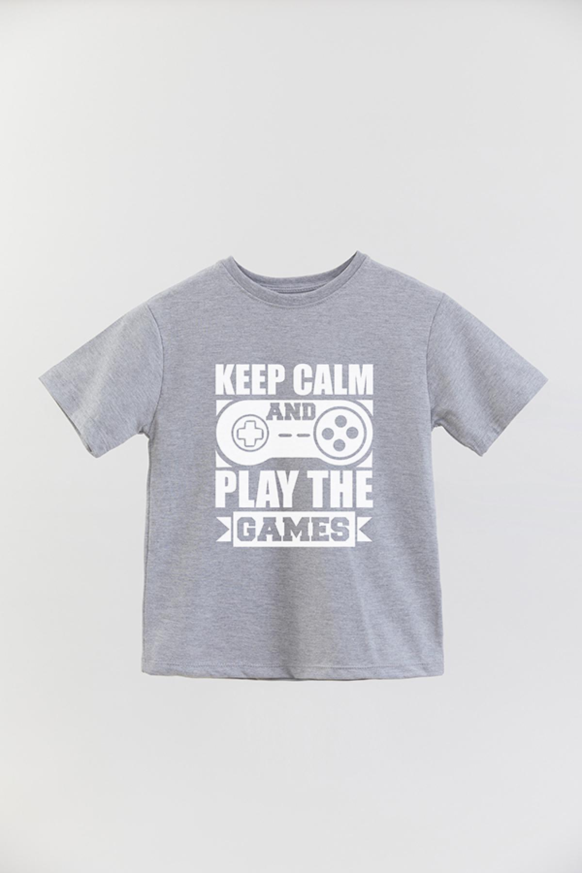 REMERA BASIC BOY GM KEEP CALM AND PLAY THE GAMES