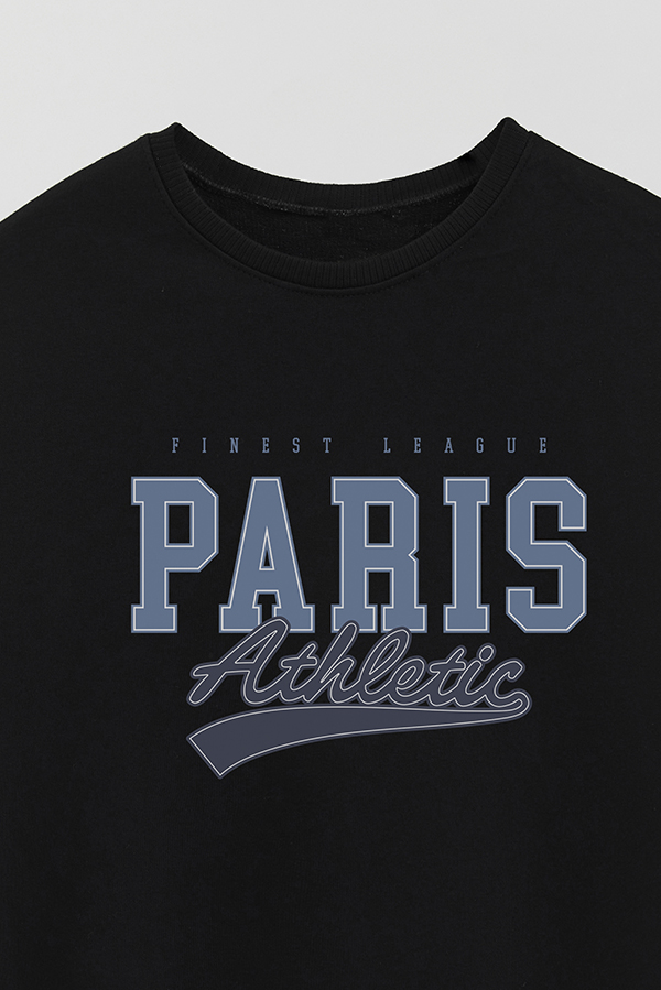 BUZO CREWNECK RUSTICO VARSITY GIRL PARIS