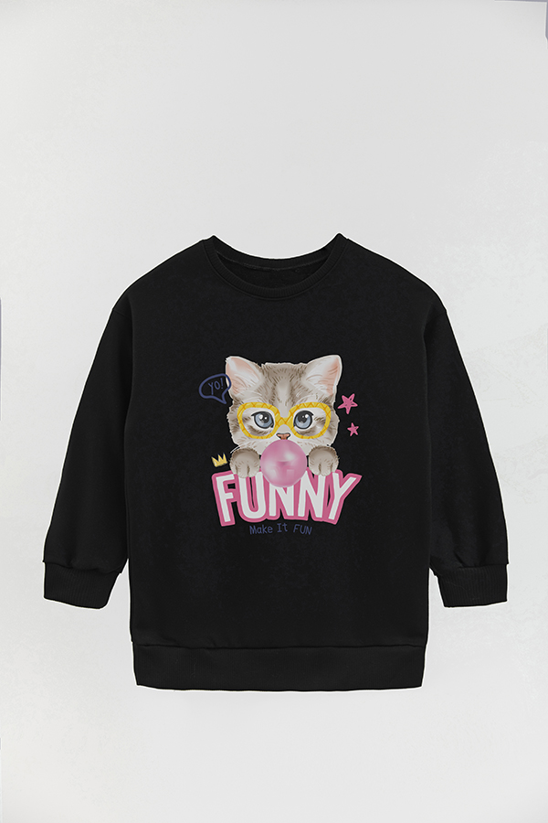 BUZO CREWNECK RUSTICO KITTY DREAMS FUNNY