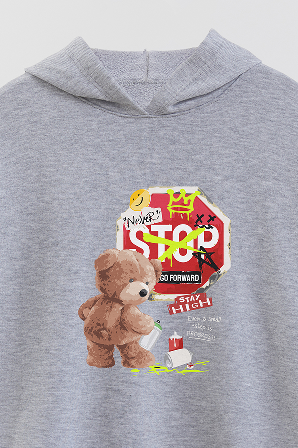 HOODIE RUSTICO KIDS TEDDY STOP