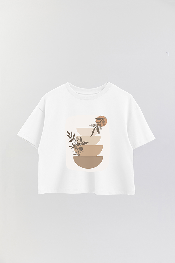 REMERA CROP ESTAMPADA ART 148