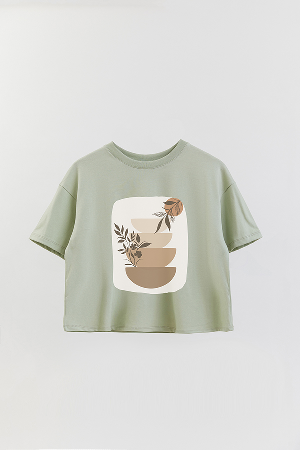 REMERA CROP ESTAMPADA ART 148