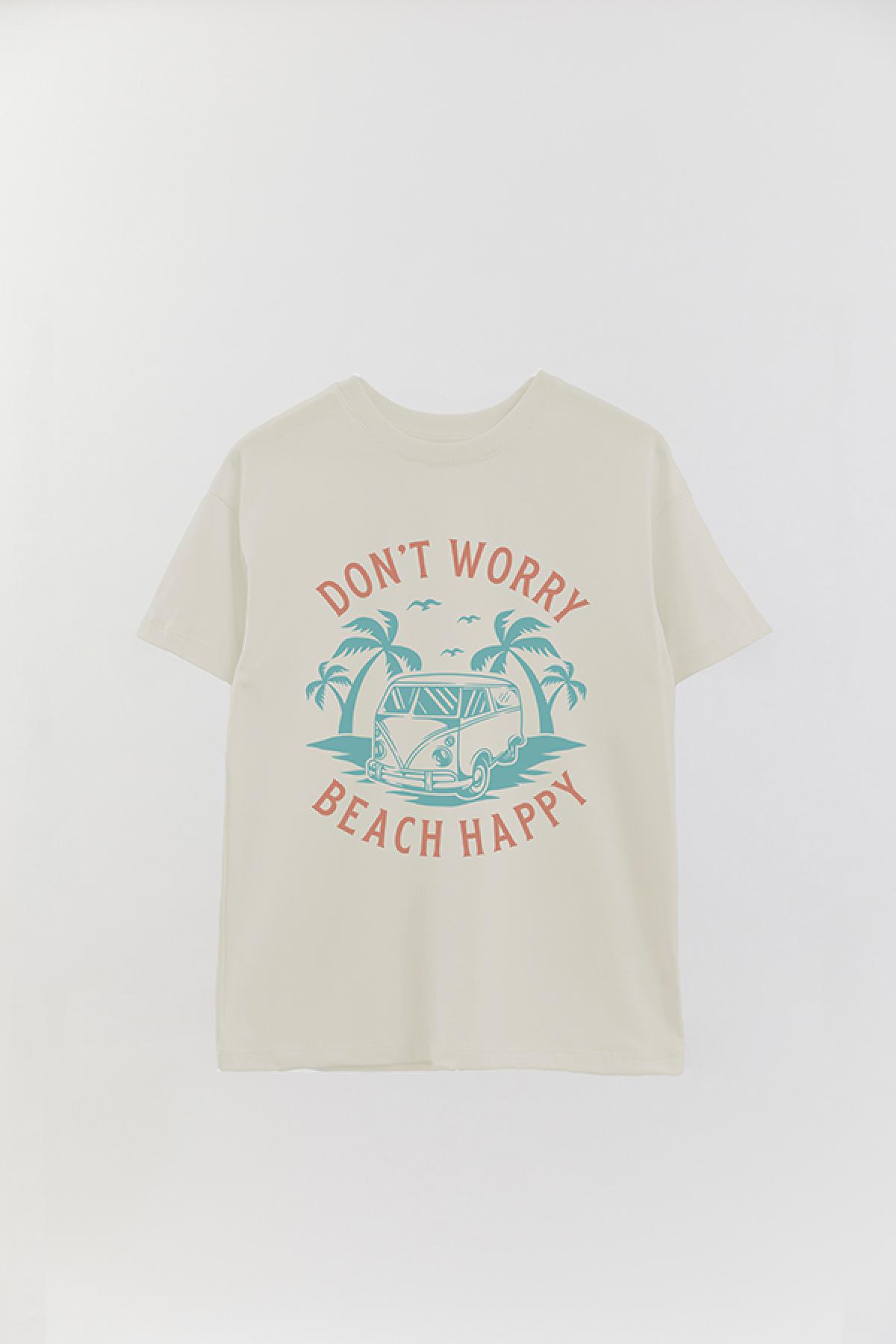 REMERA BASICA ESTAMPADA SM DON'T WORRY