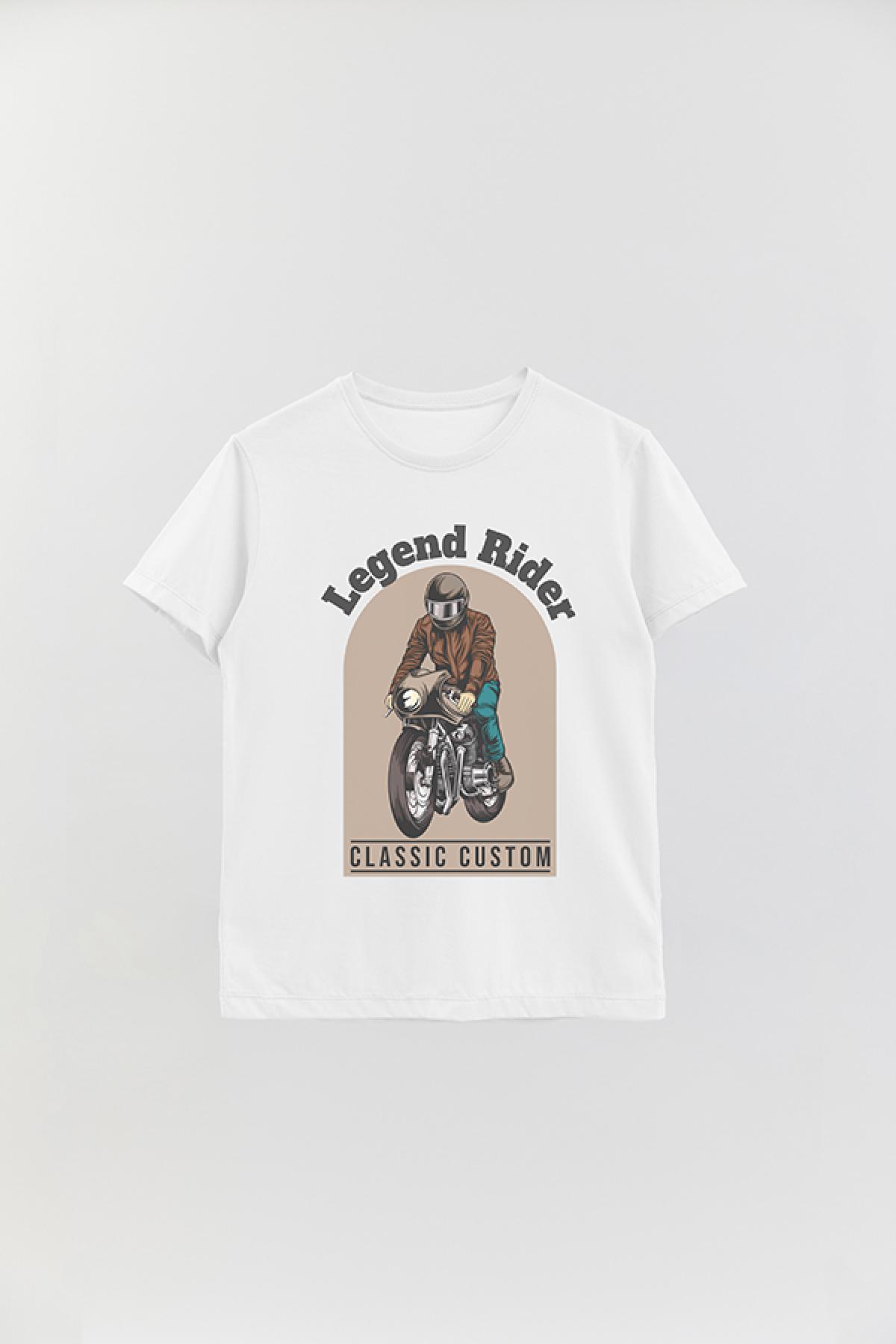 REMERA BASICA ESTAMPADA CR LEGEND BIKER