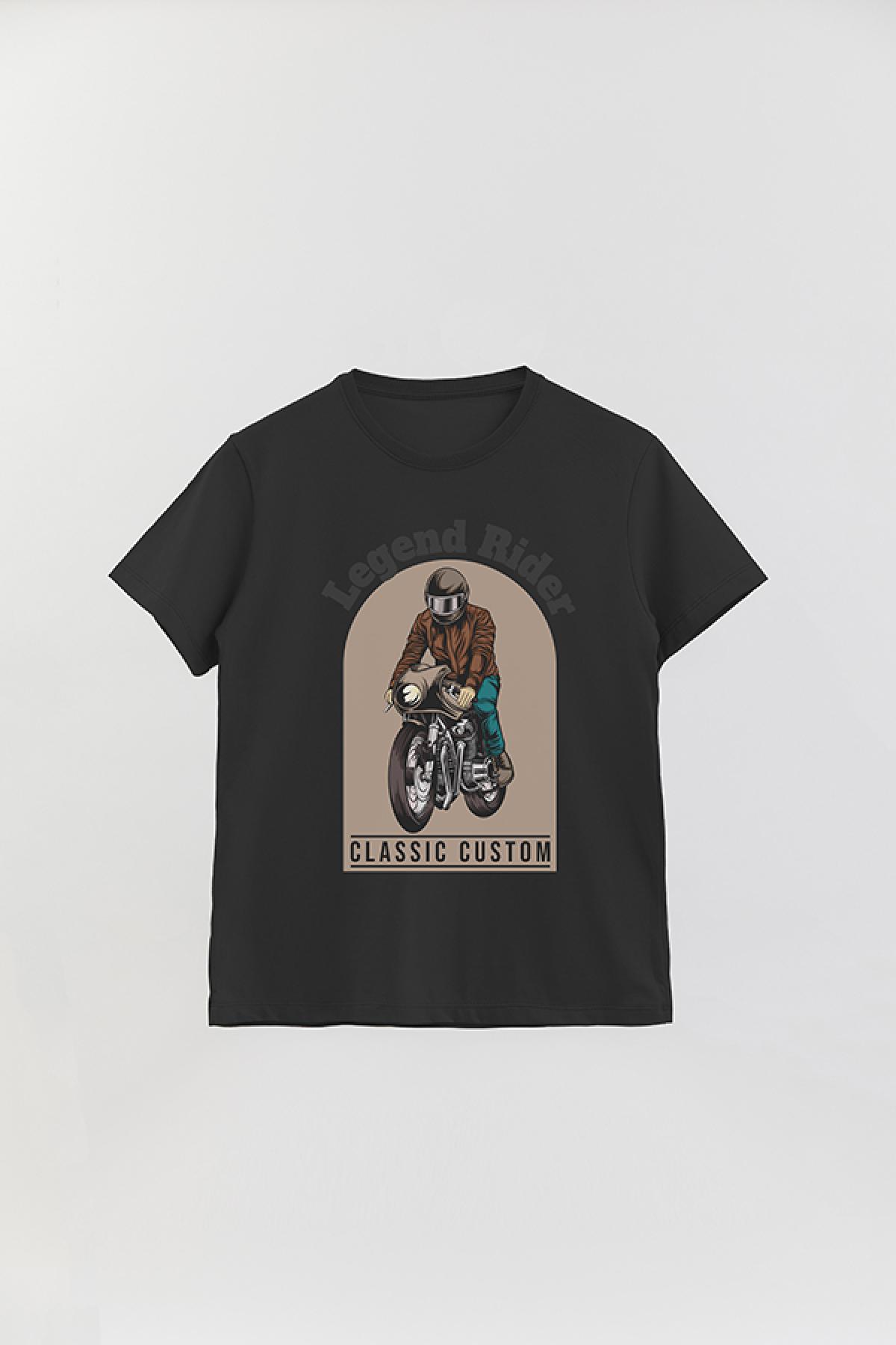 REMERA BASICA ESTAMPADA CR LEGEND BIKER