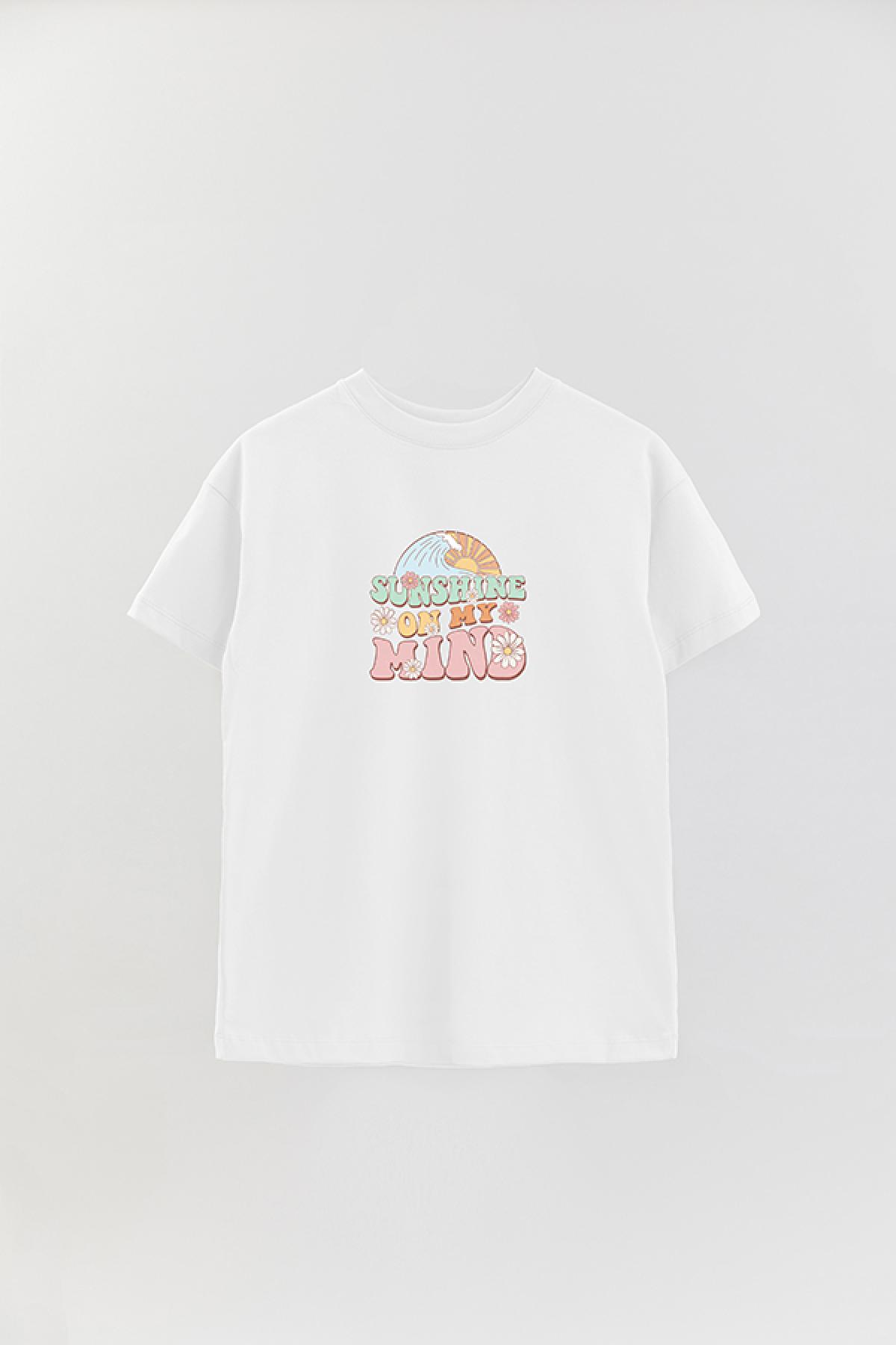 REMERA OVER ESTAMPADA RT SUNSHINE ON MY MIND