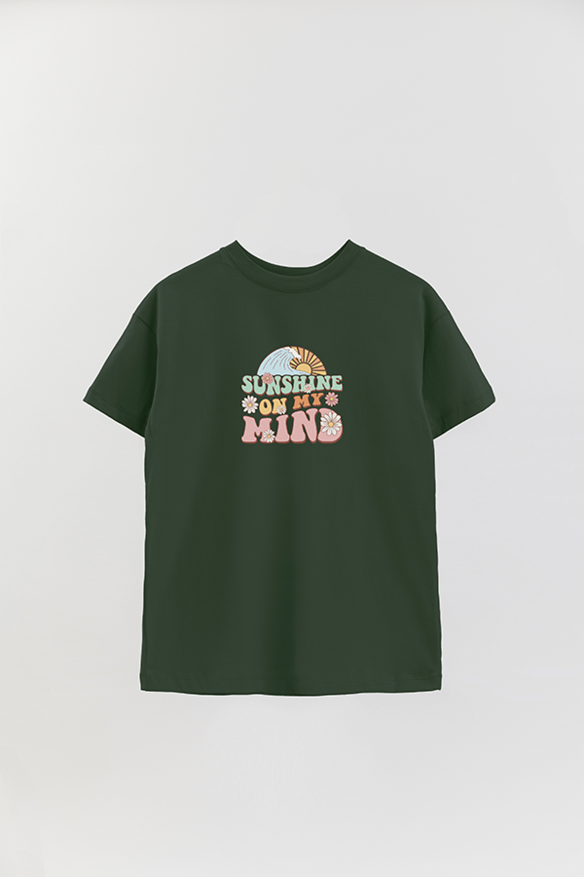 REMERA OVER ESTAMPADA RT SUNSHINE ON MY MIND