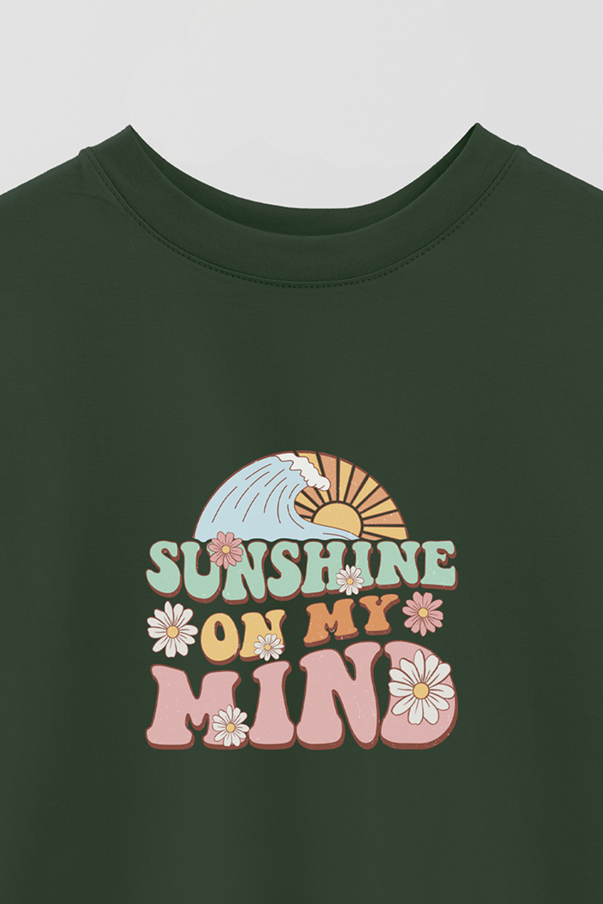 REMERA OVER ESTAMPADA RT SUNSHINE ON MY MIND