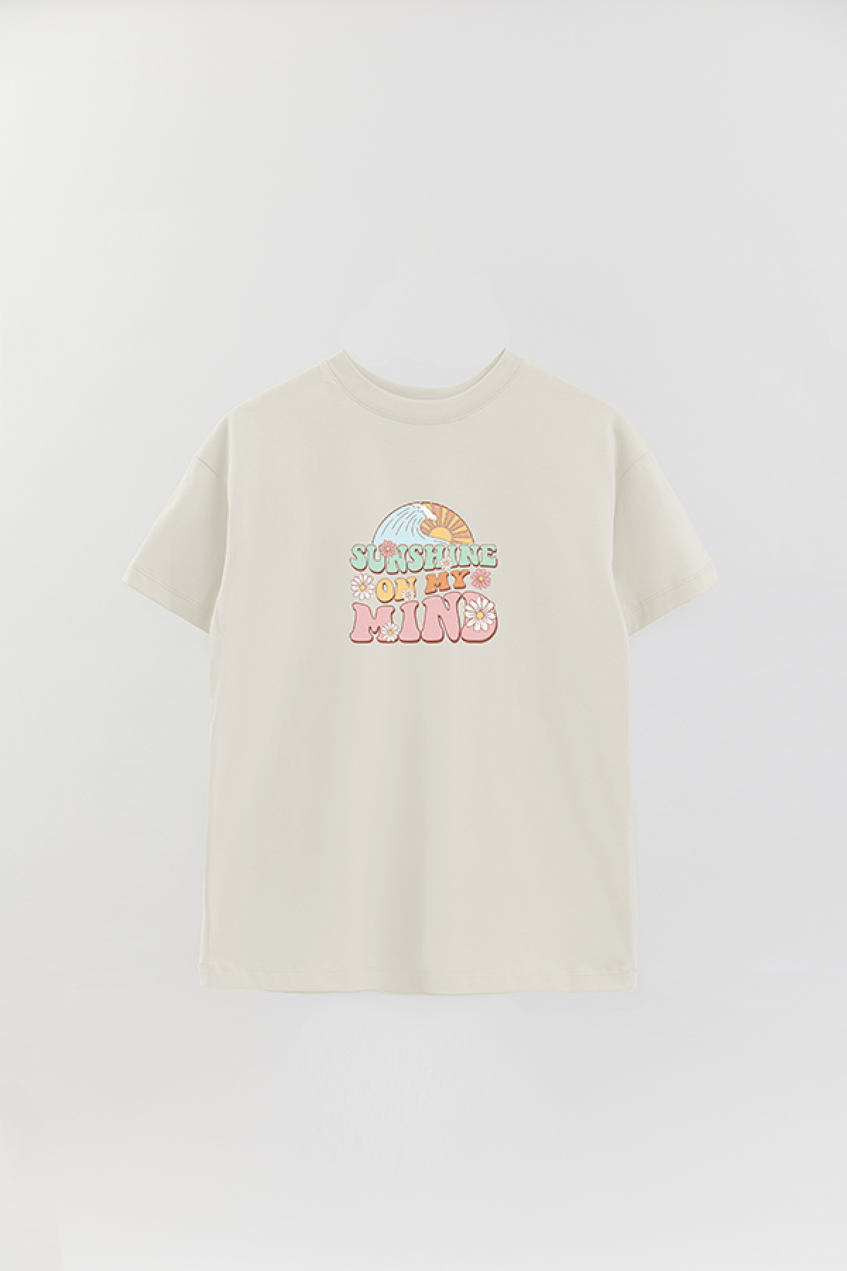 REMERA OVER ESTAMPADA RT SUNSHINE ON MY MIND