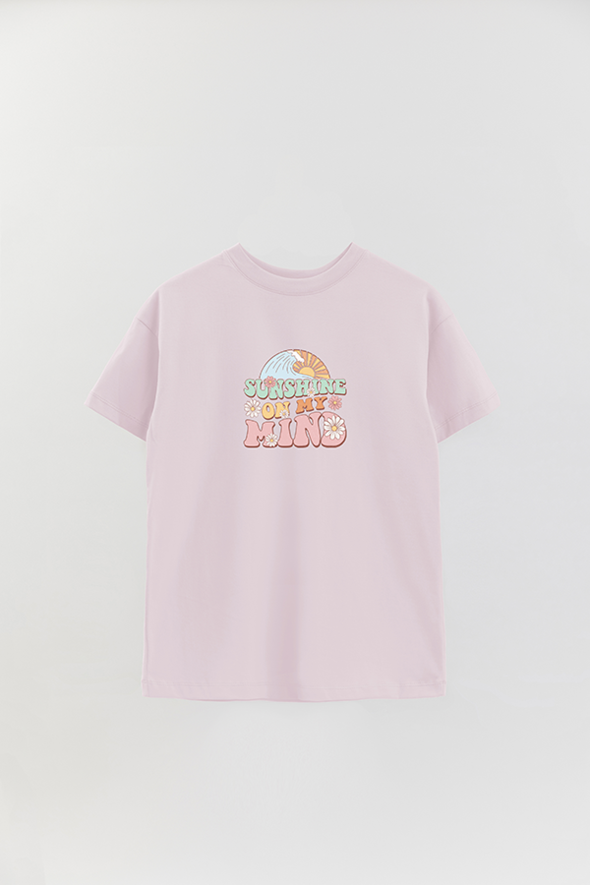REMERA OVER ESTAMPADA RT SUNSHINE ON MY MIND