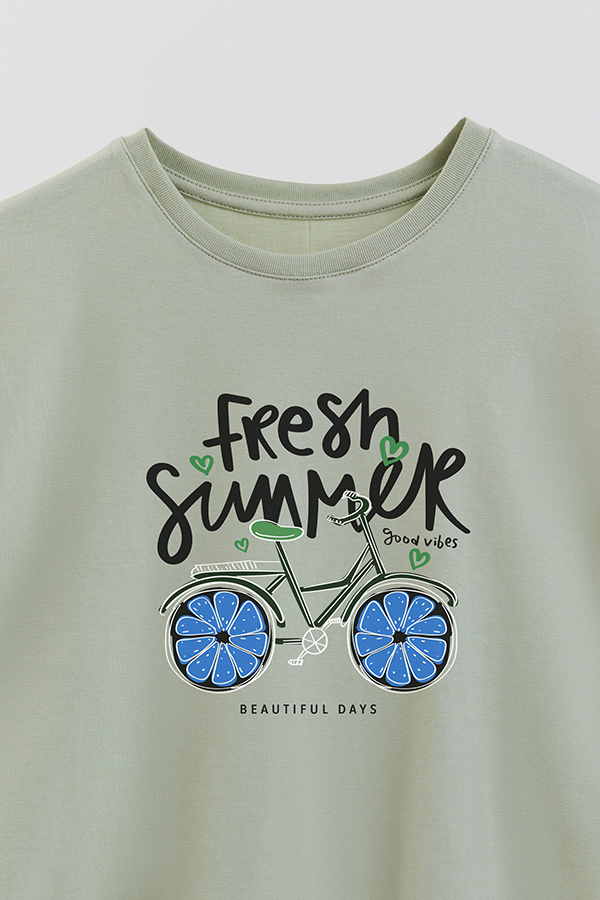 REMERA GIRL OVER SS FRESH SUMMER