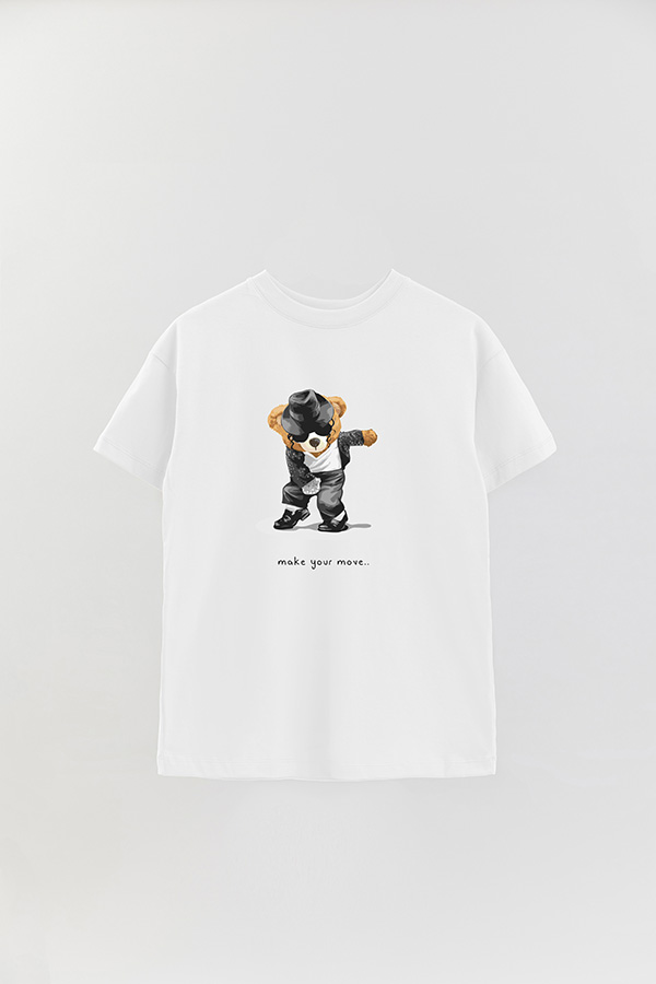 REMERA OVER ESTAMPADA UNISEX LUCKY