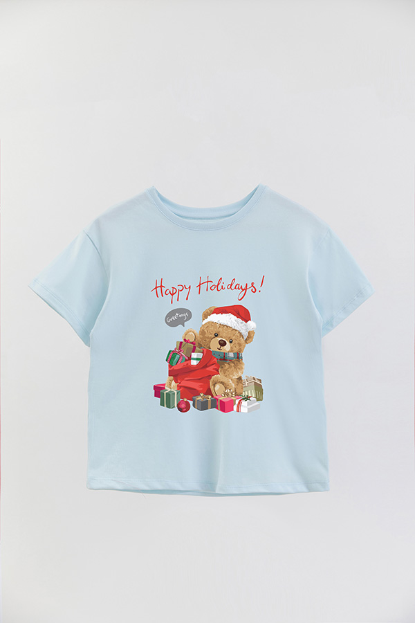 REMERA GIRL OVER TEDDY XMAS 7