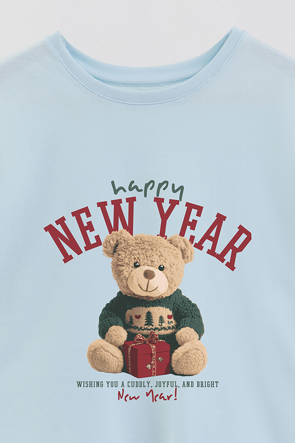 REMERA GIRL OVER TEDDY XMAS 17