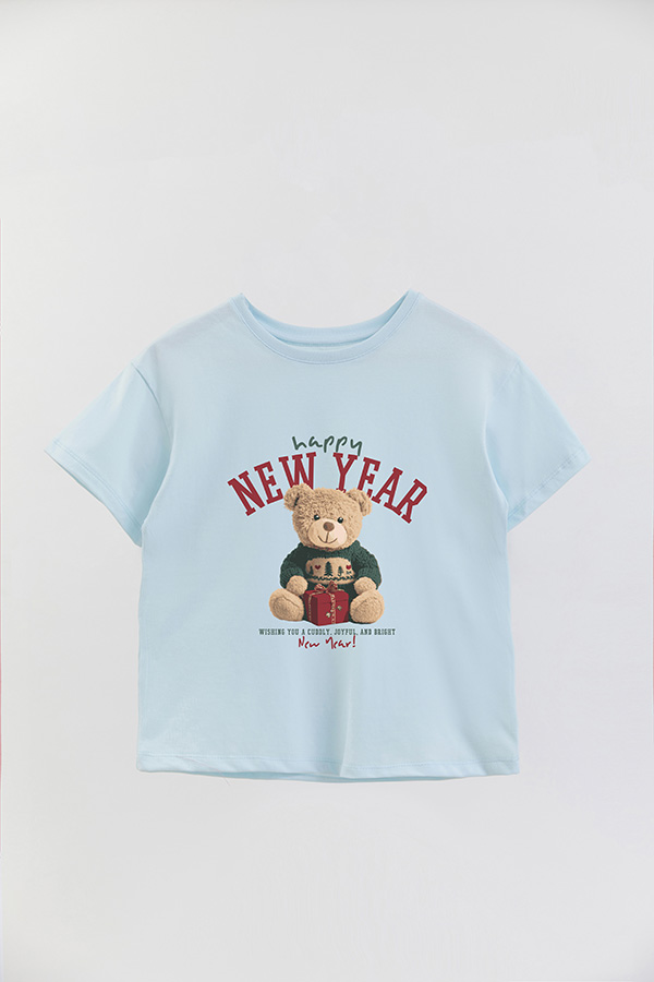 REMERA GIRL OVER TEDDY XMAS 17