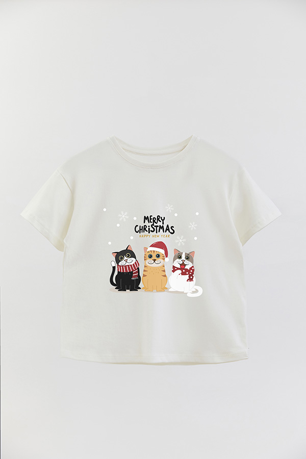 REMERA GIRL OVER JINGLE CAT 30