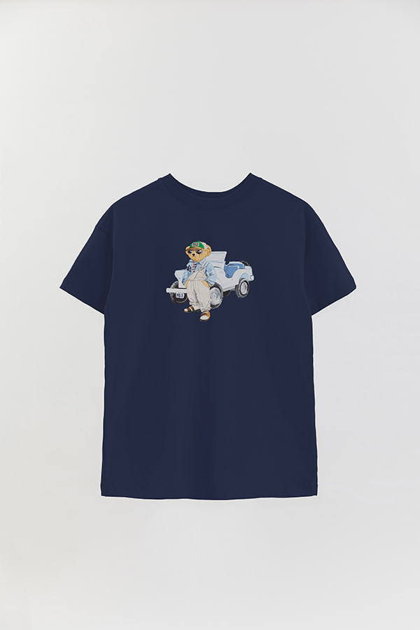 REMERA OVER ESTAMPADA UNISEX BEAR WRANGLER JUMSUIT
