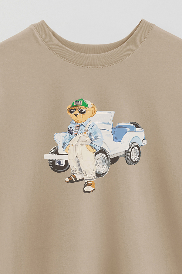 REMERA OVER ESTAMPADA UNISEX BEAR WRANGLER JUMSUIT