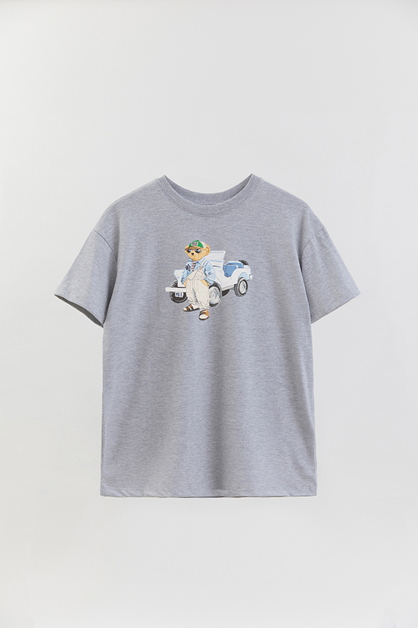 REMERA OVER ESTAMPADA UNISEX BEAR WRANGLER JUMSUIT