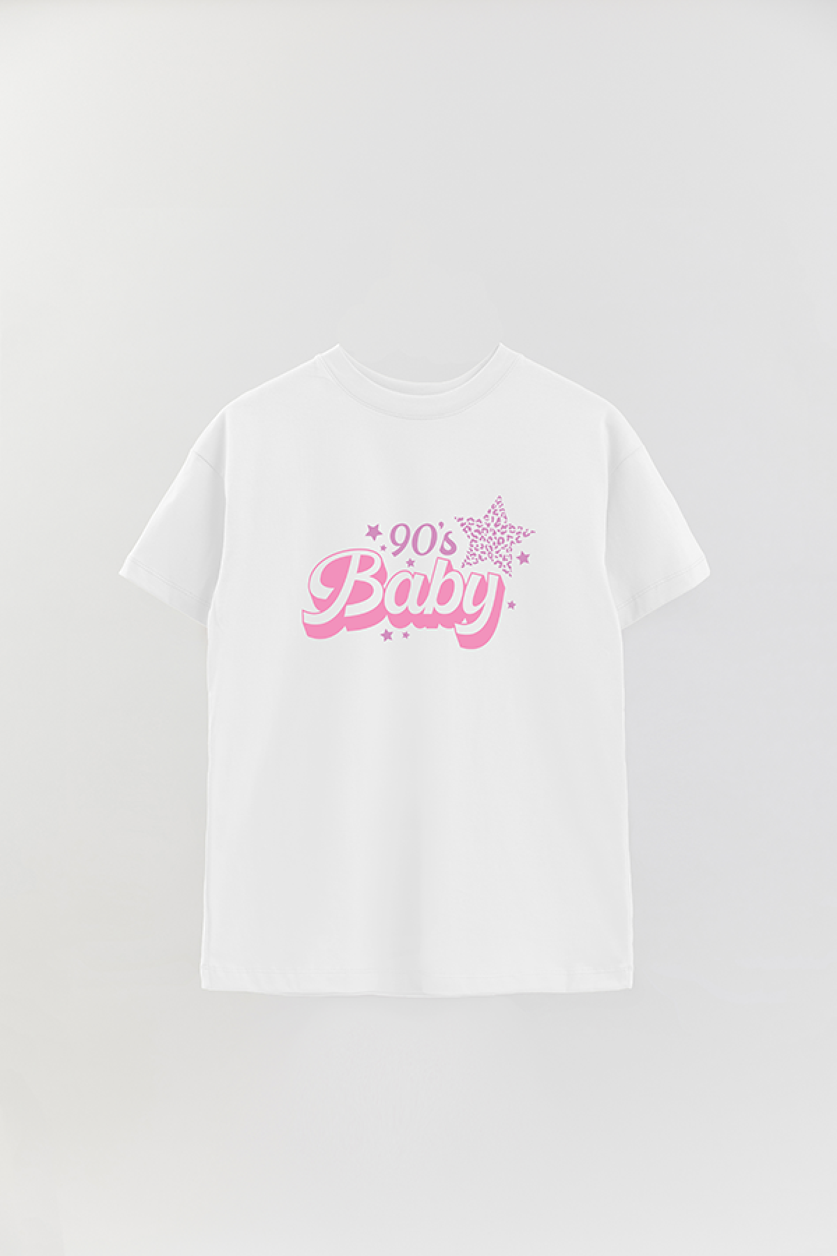 REMERA OVER ESTAMPADA LV3 90S BABY