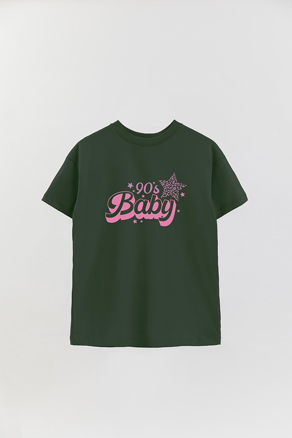 REMERA OVER ESTAMPADA LV3 90S BABY