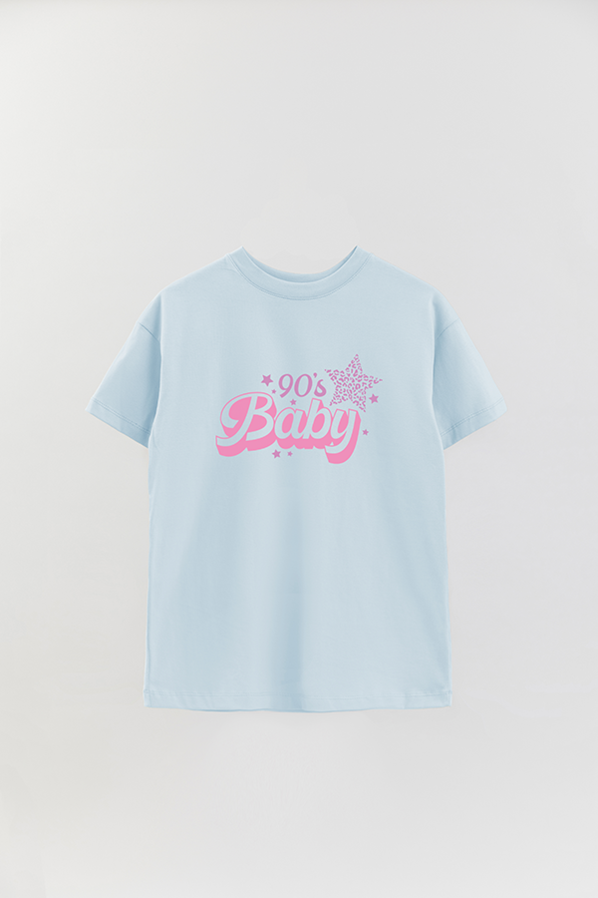 REMERA OVER ESTAMPADA LV3 90S BABY