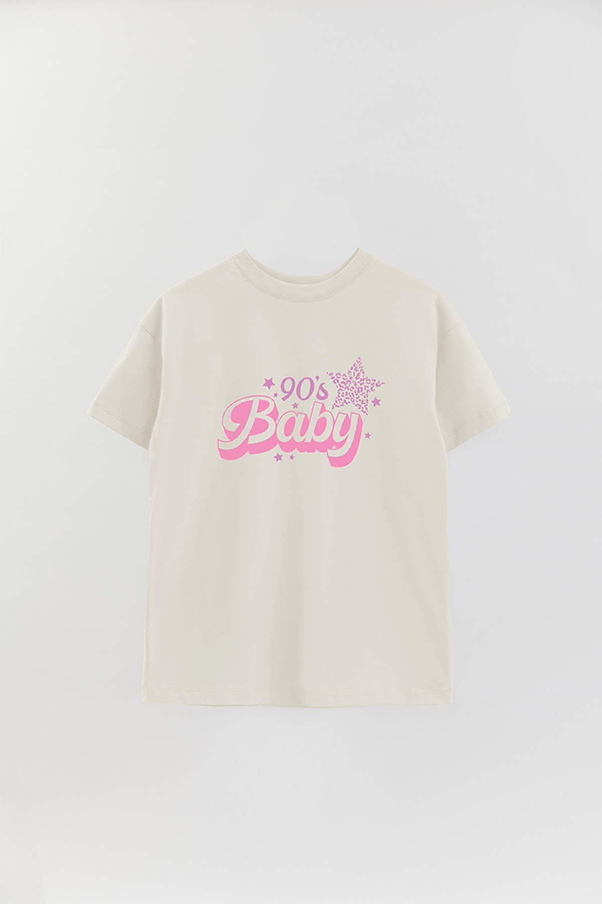 REMERA OVER ESTAMPADA LV3 90S BABY