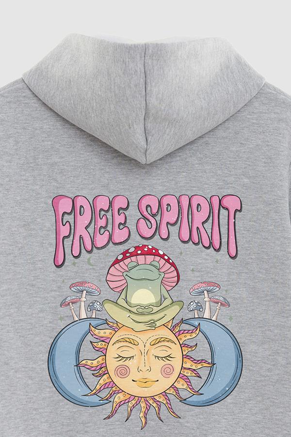 HOODIE ESTAMPADO CLSTL FREE SPIRIT FROG