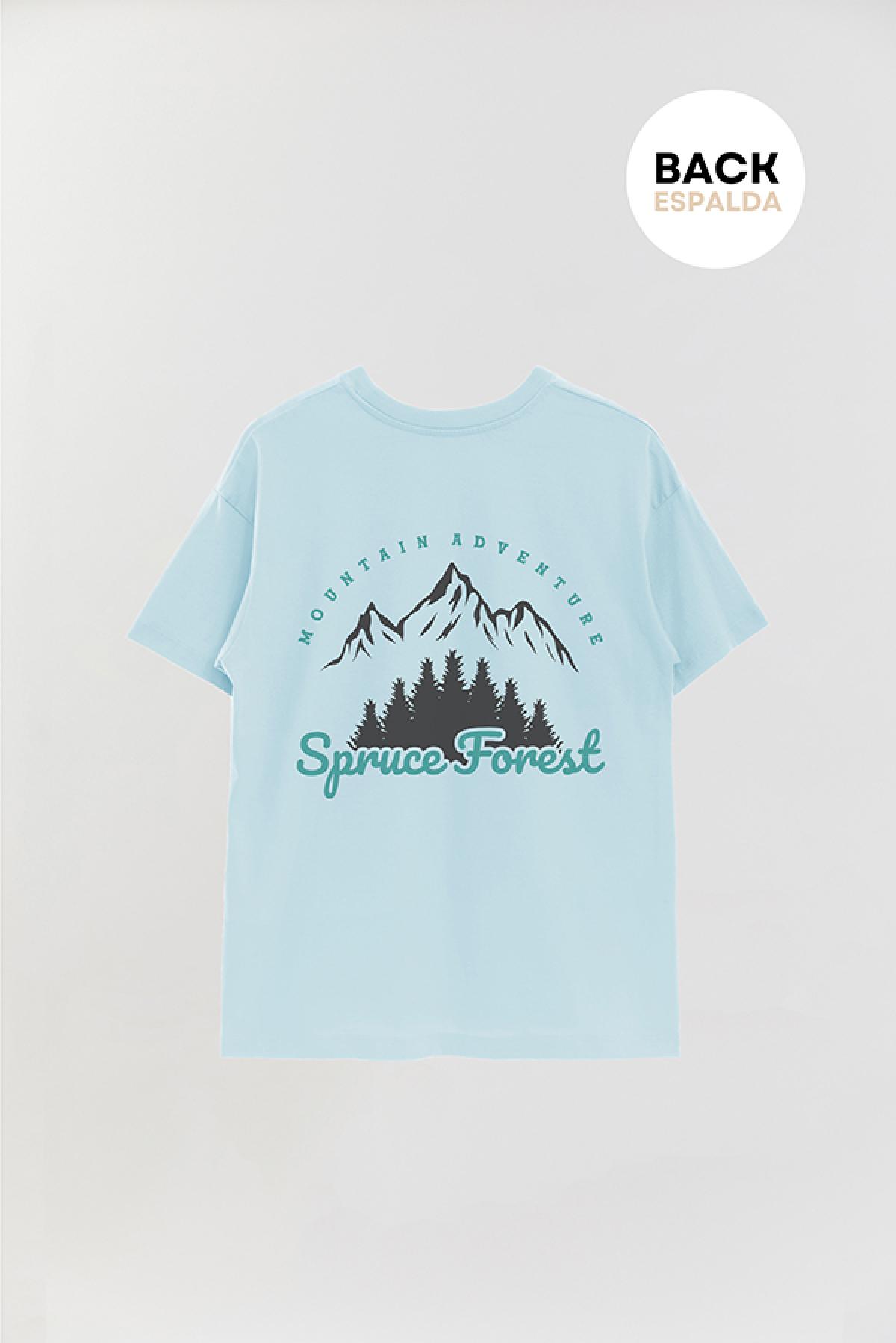 REMERA OVER ESTAMPADA ADV SPRUCE FOREST