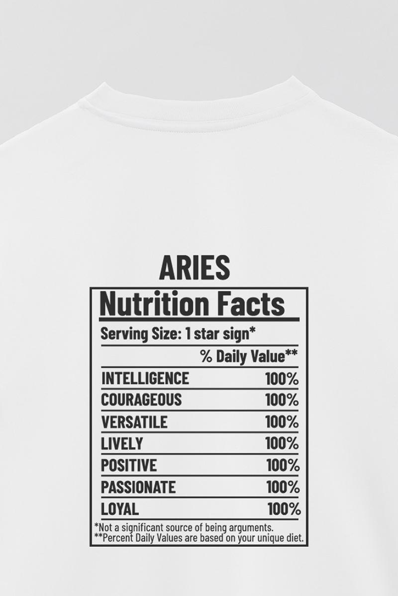 REMERA OVER ESTAMPADA UNISEX TBL ARIES