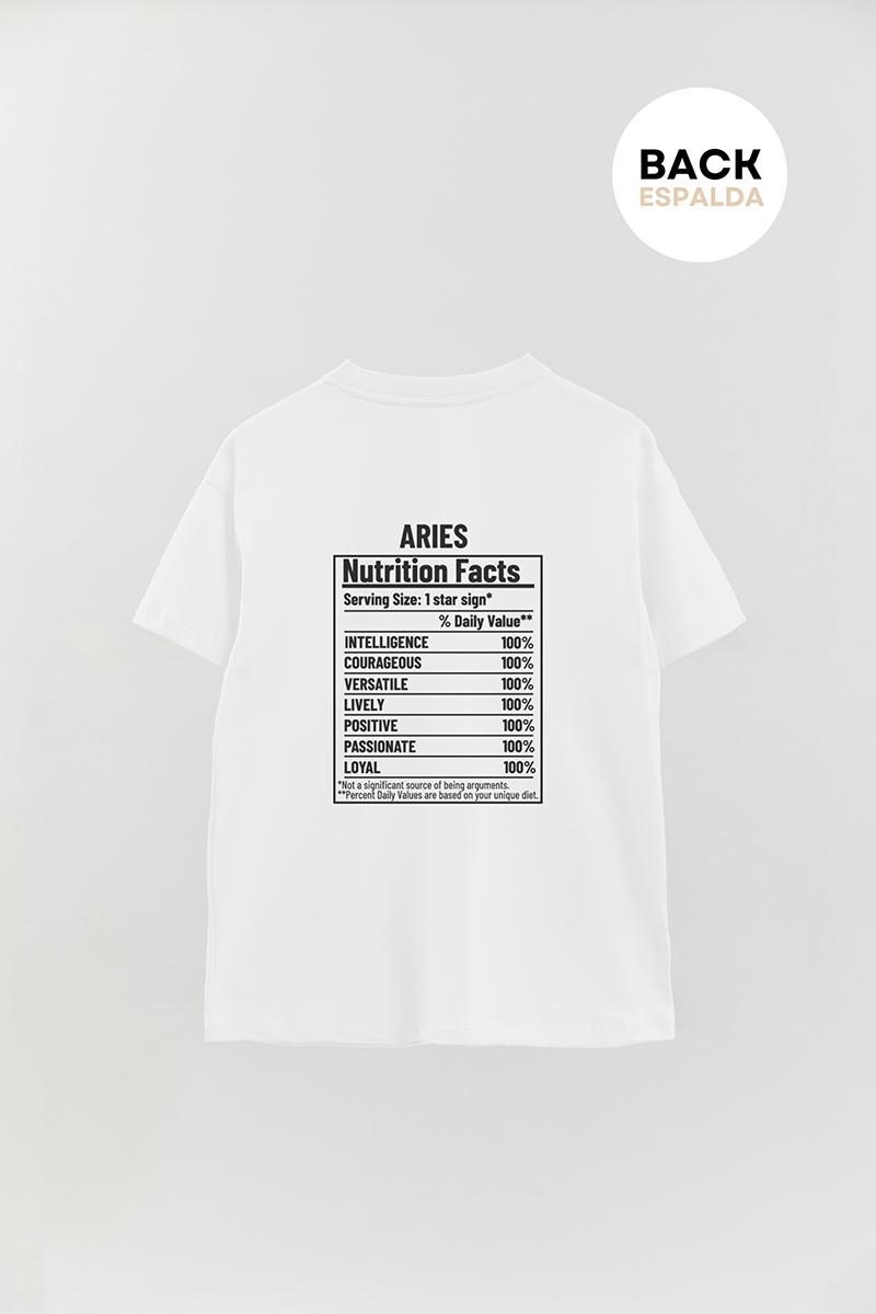 REMERA OVER ESTAMPADA UNISEX TBL ARIES