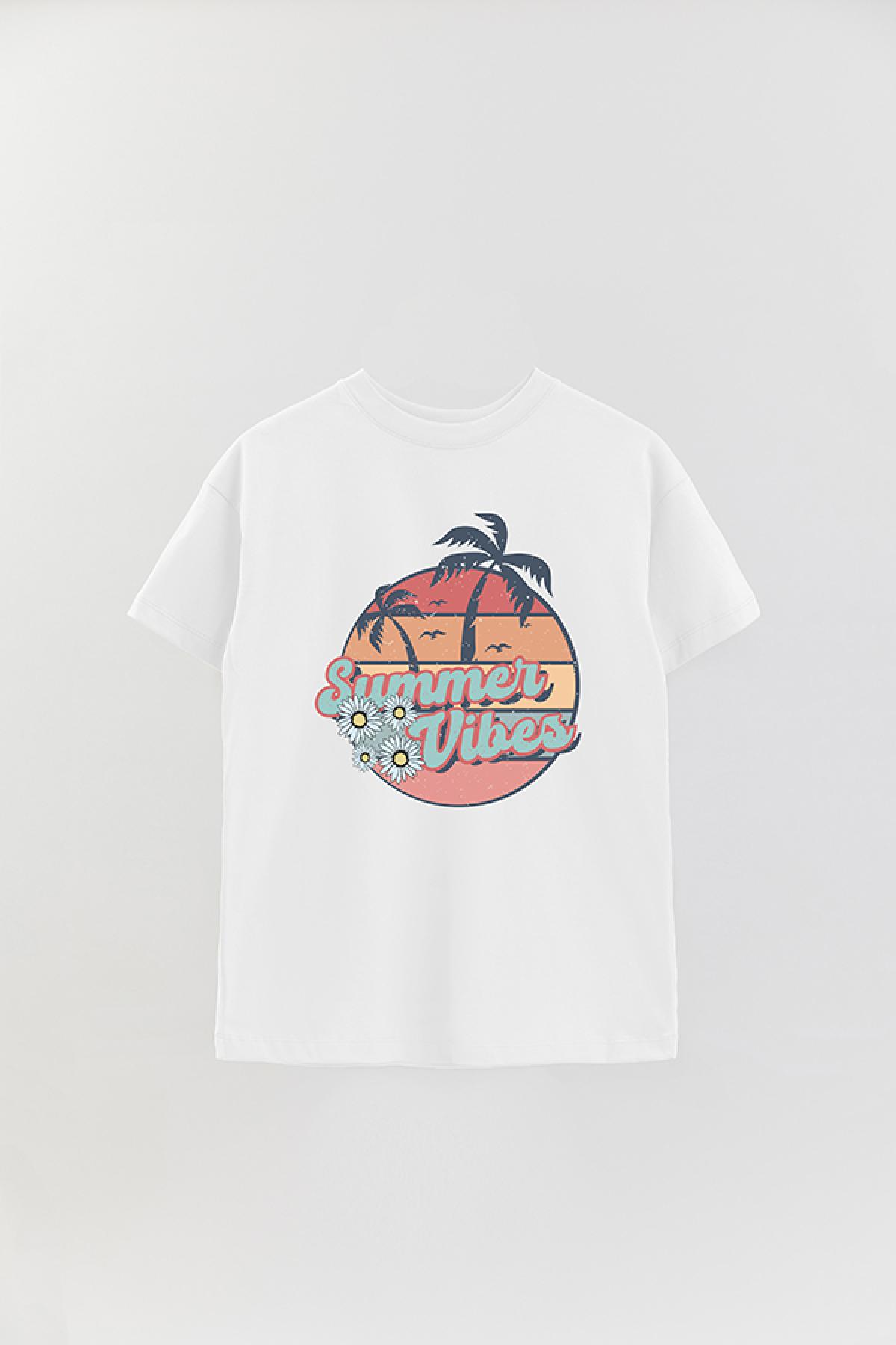 REMERA OVER ESTAMPADA RS SUMMER VIBES