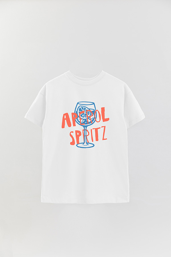 REMERA OVER ESTAMPADA APEROL SPRITZ