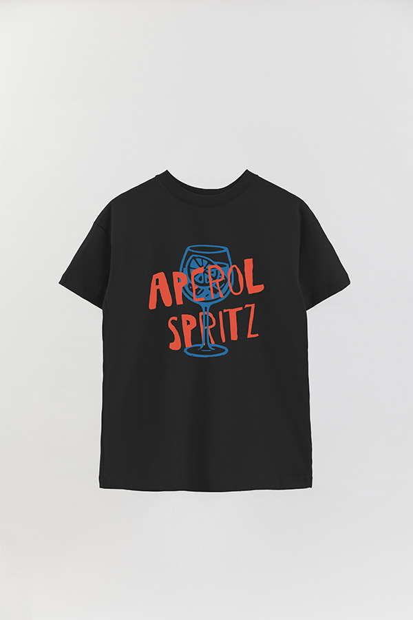 REMERA OVER ESTAMPADA APEROL SPRITZ