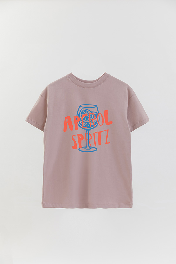 REMERA OVER ESTAMPADA APEROL SPRITZ